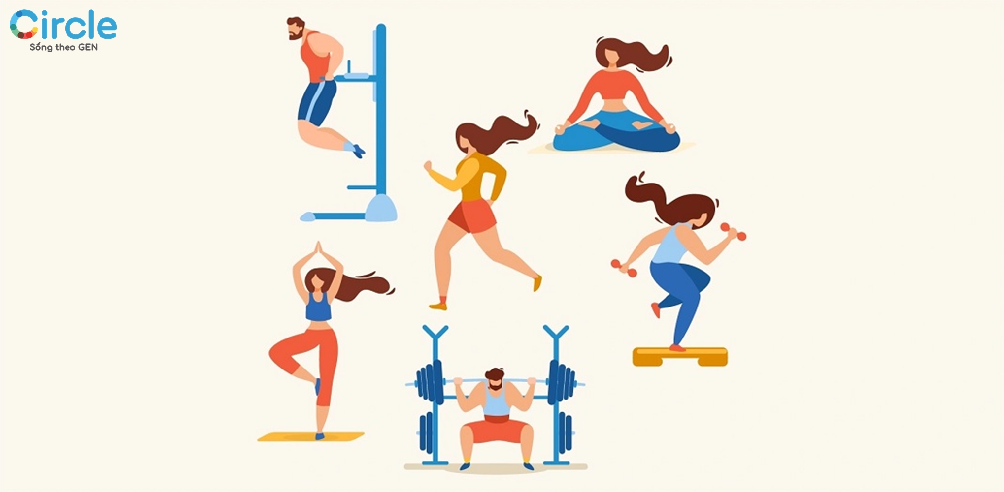 Tập thể thao điều độ và nhẹ nhàng giúp bạn duy trì vóc dáng đẹp và sức khỏe tốt.